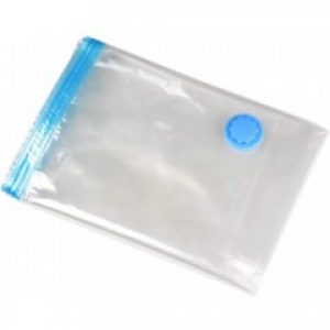 Набір вакуумних пакетів з насосом 40*60 та 60*80 см (20 шт./уп.) прозорі з синім (VS7003827)