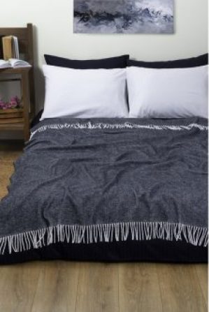 Плед Lotus Zeus - Basic Тёмно-синий 140х200 (svt-2000022265058)