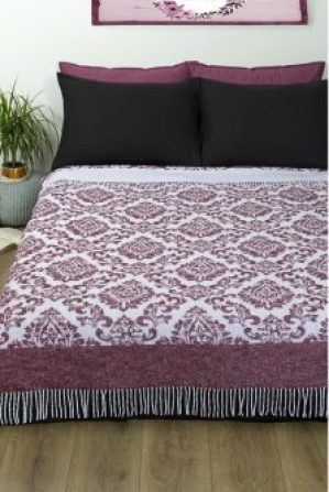 Плед Lotus Zeus - Raj Бордовый 140х200 (svt-2000022265010)