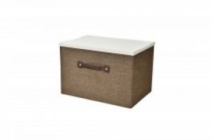 Короб коричневый складной с пластиковой крышкой Handy-Home 33x23x22 EH-01L