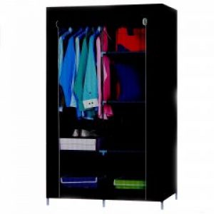 Тканевый шкаф складной HCX (8890) Черный