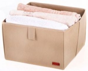 Ящик-органайзер для хранения вещей L Kronos Top Бежевый (org_HY-L)