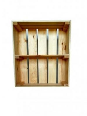 Ящик деревянный для хранения с полкой ECO WoodBox (ДхШхВ:50*40*16см)