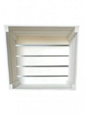 Ящик деревянный белый ECO WoodBox (ДхШхВ:50*40*16м)