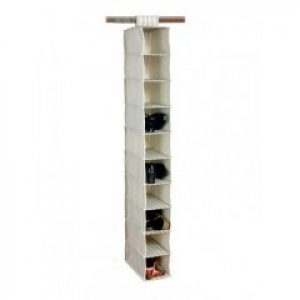 Подвесной органайзер для хранения одежды на 10 полок