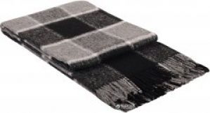 Плед Vladi Palermo 140x200 Бело-серо-черный №4 (2200000018885)