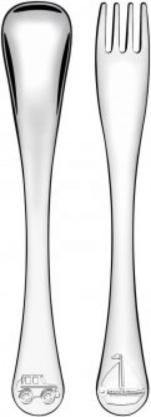 Набор столовых приборов для детей Tramontina Baby Le Petit blue 2 предмета (66973/010)