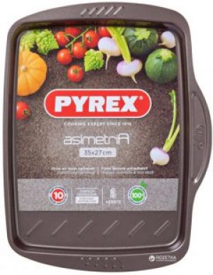 Форма прямоугольная для выпечки Pyrex Asimetria 35 x 27 см Прямоугольная Коричневая (AS35RR0)