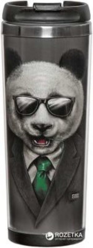 Термокружка Ziz Панда в пиджаке 380 мл (21032)