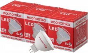 Светодиодная лампа Economka LED MR16 6W GU5.3 4200K (4820172680376) 3 шт.
