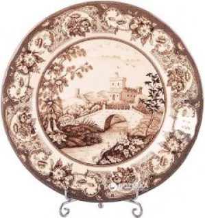 Тарелка десертная Claytan Ceramics 910 Пимберли Браун круглая 21 см (910-055)