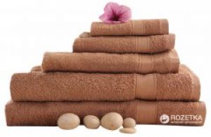 Махровое полотенце Novita 50х90 Коричневое (50х90 Brown)