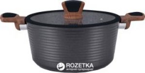 Кастрюля Fissman Diamond Grey 4.5 л (AL-4304.24)