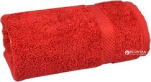 Махровое полотенце Home Line Бордюр 124797 50х90 Красное (2600001247978)