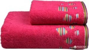 Махровое полотенце Home Line Rainbow 103529 70х140 Розовое (8680101123932)