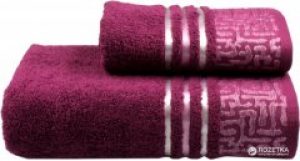 Махровое полотенце Home Line Perseus 103517 70х140 Фиолетовое (8680101123840)