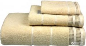 Махровое полотенце Home Line Dream 101894 70х140 Кремовое (8692927701409)