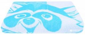 Махровое полотенце Речицкий текстиль Енот 67х150 Голубое (4с82.111_Енот(голубой))