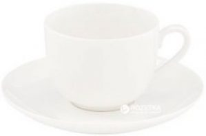 Чашка кофейная с блюдцем Krauff White 100 мл (21-244-005)