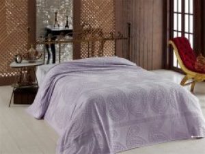 Махровая простынь Arya Misley 160х220 см Lila (TR1001609)