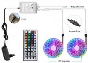 Светодиодная лента BIG FOREVER RGB 5050 полный комплект 10метрова (5 + 5): блок питание