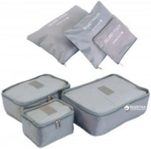 Комплект для хранения Traum 37 х 27 х 12 см Серый 6 шт (7017-07)