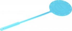 Мухобойка пластиковая Heidrun L45 d14 см Синяя (7101_синий)