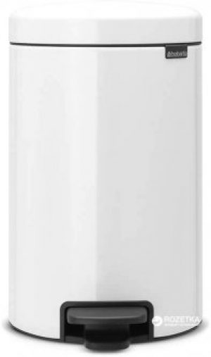 Ведро для мусора Brabantia Pedal Bin 12 л White (111969)
