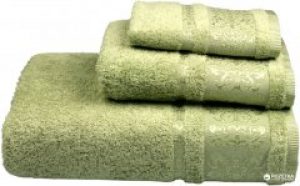 Махровое полотенце Home Line 127261 70х140 Зеленое (4820121673114)