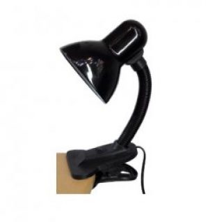 Настольная лампа Lemanso 60W E27 LMN095 черная прищепка