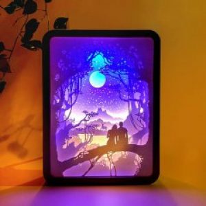 3D настольная картина-ночник "Влюбленные" 3DTOYSLAMP