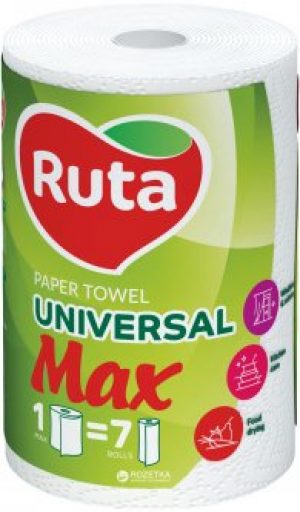 Бумажные полотенца Ruta Max 350 отрывов 2 слоя Белые (4820023744530_1)