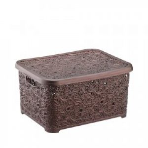 Корзина для хранения Elif Ажур 377-5 коричневая