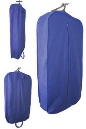 Чехол для норковой шубы GoldenLeo 100х60х18 синий 011114