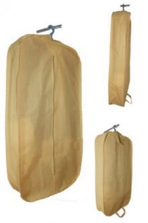 Чехол для шубы GoldenLeo 140х60х20 бежевый 014212