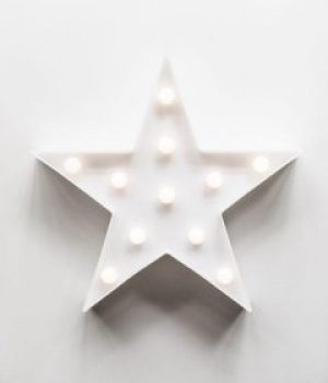 Декоративный LED светильник ночник Star light Звезда 27см
