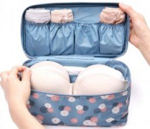 Дорожный органайзер для белья голубой HD0201