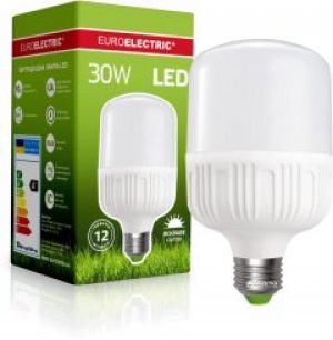 Светодиодная лампа Euroelectric LED Plastic 30W E27 4000K (LED-HP-30274(P))