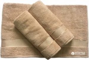 Махровое полотенце Aisha 70х140 см Кремовое (АИ-4-1/14-1315_Кремовый)