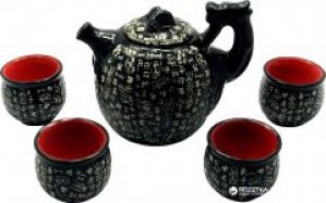 Чайный сервиз Delizia Черный дракон из 5 предметов Черный (DN28007)