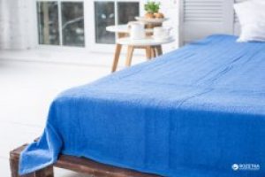 Простынь махровая Novita 220x200 см French Blue (ROZ6205021557)