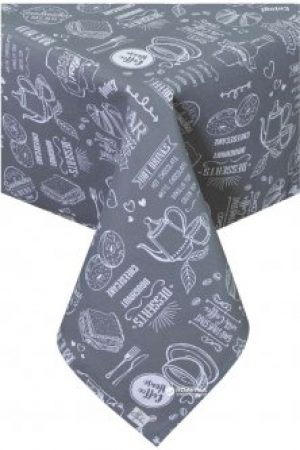 Скатерть Прованс Grey Breakfast 120х136 см (4823093408388)