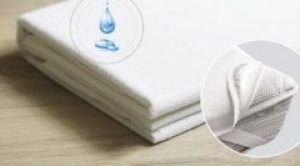 Непромокаемый наматрасник простынь на резинках 60х120 Aquastop