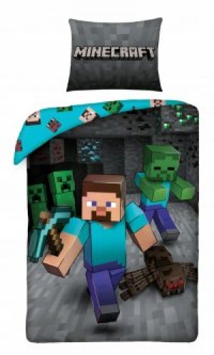 Постельное белье Майнкрафт (наволочка+пододеяльник)