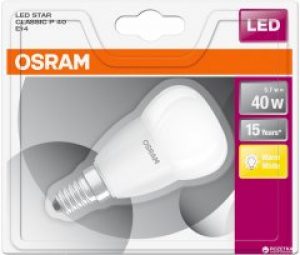 Светодиодная лампа Osram LED Star Р40 5.7W (470Lm) 2700K E14 (4052899911932)