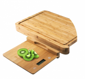 Разделочная доска с весами и магнитом Button 38х28.5 см (GL-ZB02MT-1)