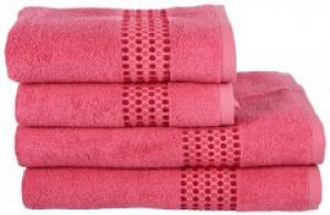 Полотенце Maisonette Classy 70x140 см Малиновое (8699965114628)