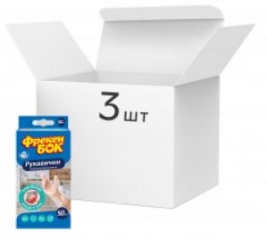 Упаковка перчаток Фрекен БОК полиэтиленовых 50 шт х 3 упаковки (17500175)