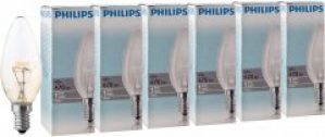 Лампа накаливания Philips Stan 60W E14 230V B35 CL 6 шт (926000009520S)