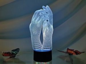 Светильник 3D "Маникюр" 3DTOYSLAMP